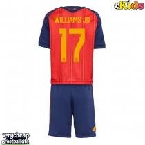 Spain Nico Williams #17 Replica Home Minikit World Cup 2026 Short Sleeve (+ pants)